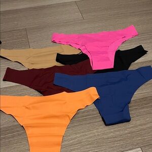 Colorful Seamless Thong Set